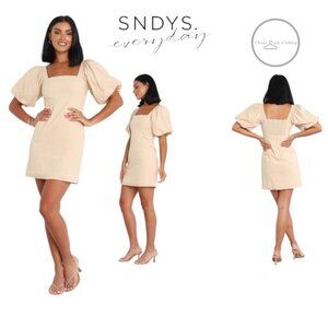SNDYS Everyday TUSCANY DRESS - BEIGE Size XXL
